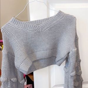 size small cropped sweater